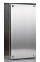 1675600 Rittal HD Series 304 Stainless Steel Terminal Box, IP66, IPX9, 200 mm x 400 mm x 120mm