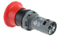1sfa619550r1041-ce4t-10r-01 ABB 1SFA Series Twist Release Emergency Stop Push Button, Panel Mount, 22.5mm Cutout, 1NC, IP66, IP67, IP69K