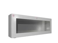 1613000 Rittal KX Series Steel Wall Box, IP65, Viewing Window, 300 mm x 800 mm x 155mm
