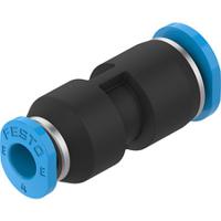 npqe-d-q6-q4-f1a-p10 Festo NPQE-D Series Push-in Fitting, Push In 6 mm to Push In 4 mm, Tube-to-Tube Connection Style, NPQE-D-Q6-Q4-F1A-P10