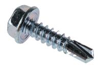 546-5856 RS PRO Bright Zinc Plated Steel Self Drilling Screw M4.8 x 19mm Long