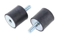 3030vd20-60 FIBET M8 Anti Vibration Mount, Male to Female Bobbin with 67.2kg Compression Load