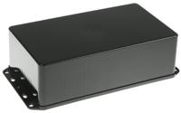 bim2006ip-blk CAMDENBOSS Series 2000 Series Black ABS Enclosure, IP65, Flanged, Black Lid, 210 x 110 x 60mm