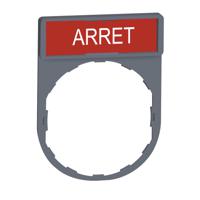 zby2104c0 Schneider Electric Legend Holder for Use with Harmony XB4, Harmony XB5, ARRET