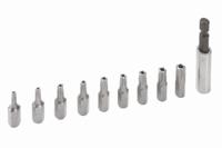 e-111-st-j8 SAM Square Screwdriver Bit, 1/4 in Tip, 1/4 in Drive, Square Drive, 25 mm Overall