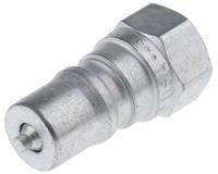 h1-63-bspp Parker Steel Female Hydraulic Quick Connect Coupling, G 1/8 Female