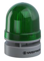 46022075 Werma 460 Series Green Sounder Beacon, 24 V, IP65, Wall Mount, 114dB at 1 Metre