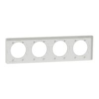 s520808 Schneider Electric White, 4 Gang, Odace
