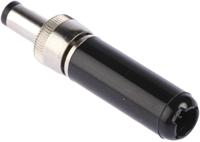 761k Switchcraft, 761 DC Plug Rated At 5.0A, Cable Mount, length 45.7mm, Tin