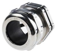 835-4106 RS PRO Metallic Nickel Plated Brass Cable Gland, PG29 Thread, 18mm min., 25mm max., IP68