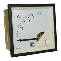 eq74-i1122n1caw0st Sifam Tinsley Sigma Analogue Panel Ammeter 5A AC, 68mm x 68mm Moving Iron