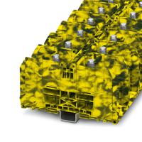 3244628 Phoenix Contact  RBO 12-FE Series Black, Yellow, Single-Level, Bolt Termination