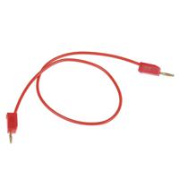 280039-030-22 Staubli 2 mm Connector Test Lead, 10A, 30 V ac, 60V dc, Red, 300mm Lead Length