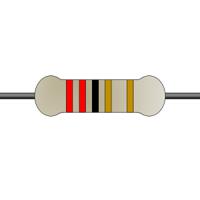 cfr-25jt-52-22r Yageo 22Ω Carbon Film Fixed Resistor 1/4W 5% CFR-25JT-52-22R