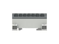 1snl407610r0000 Entrelec Distribution Block, 7 Way, 1.5 → 25mm², 85A, 1 kV, Black, Grey