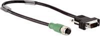 dsl-2d08-g0m5ac3 Sick, DOL-2D08 Series, Female Connector M12 to Male Connector D-Sub Connector & Cable, 8 Core 500mm Cable