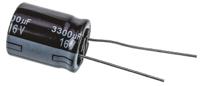 eeufr1c332s Panasonic 3300μF Aluminium Electrolytic Capacitor 16V dc, Radial, Through Hole - EEUFR1C332S
