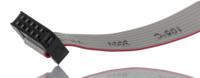 182-8919 RS PRO Male 10 Pin IDC to Male 9 Pin D-sub Serial Cable, 300mm PVC