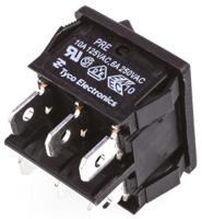 1-1634200-2 TE Connectivity DPST, On-On Rocker Switch Panel Mount