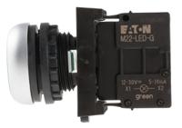 78639208-m22-dl-gm22-am22-led-g Eaton RMQ Titan M22 Series Green Illuminated Momentary Push Button Head, 22mm Cutout, IP69K