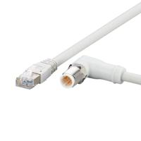 evf558 ifm electronicEVF, 5m Cat5e, Grey M12 to Male RJ45 Male, Shielded, Terminated MPPE Sheath