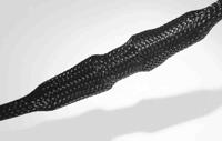 hegpx12-bk-rl-30mt HellermannTyton Expandable Braided PET Black Cable Sleeve, 12mm Diameter, 30m Length
