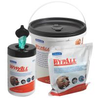 7775 WYPALL Power Clean Cleaning Wipes Refill  Wet Industrial Wipes, Bucket of 90, 270 x 270mm