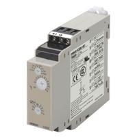 h3dk-m1-24-240vacdc Omron H3DK Series DIN Rail Mount Timer Relay, 24 → 240V ac/dc, 1-Contact, 0.1 s → 1200h, SPDT
