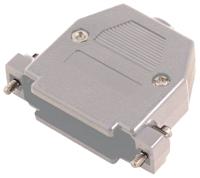 mhccov-25sc-lg MH Connectors MHCCOV Series ABS D Sub Backshell, 25 Way, Strain Relief