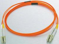 536-7083 RS PRO LC to LC Duplex Multi Mode OM1 Fibre Optic Cable, 62.5/125μm, Orange, 3m