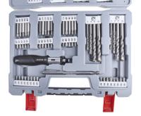 2608p00236 Bosch 105-Piece Twist Drill Bit Set for Masonry, 20mm Max, 2mm Min, HSS-G Bits