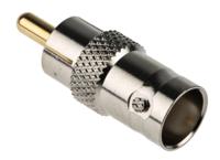 790-2809 RS PRO Straight 75Ω RF Adapter RCA Plug to BNC Socket 250MHz