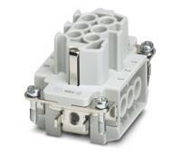 1648128 Phoenix Contact Heavy Duty Power Connector Insert, 16A, Female, HEAVYCON B6 Series, 6 Contacts
