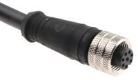 1200650951 Brad from Molex Female 8 way M12 to 8 way Free End Sensor Actuator Cable, 2 m