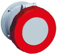 2cma167384r1000-363ru6w Amphenol Industrial, Tough & Safe IP67 Red Panel Mount 3P + E Industrial Power Socket, Rated At 63A, 415 V