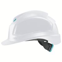 9772042 uvex uvex pheos B-WR White Safety Helmet, AdjustableVentilated