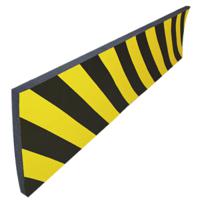 840-0613 RS PRO Black, Yellow Impact Protector 1500mm x 1m