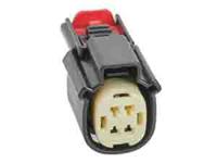 334724001 Molex, 33472 4 Way Nylon Connector Housing, Black