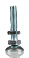 3842529025 Bosch Rexroth M12 Thread Galvanised Steel Adjustable Foot, 10mm Groove