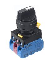 yw1s-3e21 Idec Selector Switch - (DPDT) 22mm Cutout Diameter, Illuminated 3 Positions