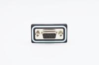 sdf-r09-213l011 Norcomp SDF 9 Way Right Angle D-sub Connector Socket, 2.74mm Pitch, with 4-40 Screw Locks, Threaded Inserts