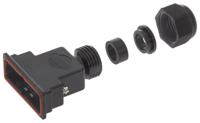 09670250438 HARTING D-sub Waterproof Series Polymer D Sub Backshell, 25 Way