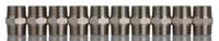 176-0982 RS PRO Brass Pipe Fitting, Straight Threaded Nipple, Male 3/4in to Male 3/4in