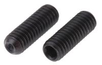 529-955 Black, Self-Colour Steel Hex Socket Set M4 x 12mm Grub Screw