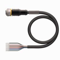 rkc8t-2txl Turck Female 8 way M12 to Free End Sensor Actuator Cable, 2 m