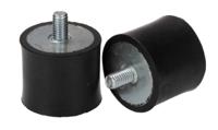 126-4311 RS PRO M6 Anti Vibration Mount, Male to Female Bobbin with 28.93kg Compression Load