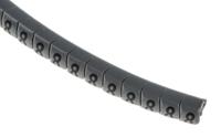 901-10364 HellermannTyton Helagrip Slide On Cable Markers, Black on Grey, Pre-printed "8", 2 → 5mm Cable,