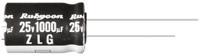 25zlg100mefc63x11 Rubycon 100μF Aluminium Electrolytic Capacitor 25V dc, Radial, Through Hole - 25ZLG100MEFC6.3X11