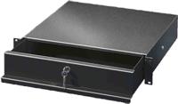 5502305 Rittal DK Series Black Drawer, 2U x 419mm