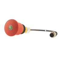 182972-c22-pvt45p-mpi-k02-p1 Eaton C22 Moeller Series Series Turn to Release Emergency Stop Push Button, 22.5mm Cutout, 2 N/C